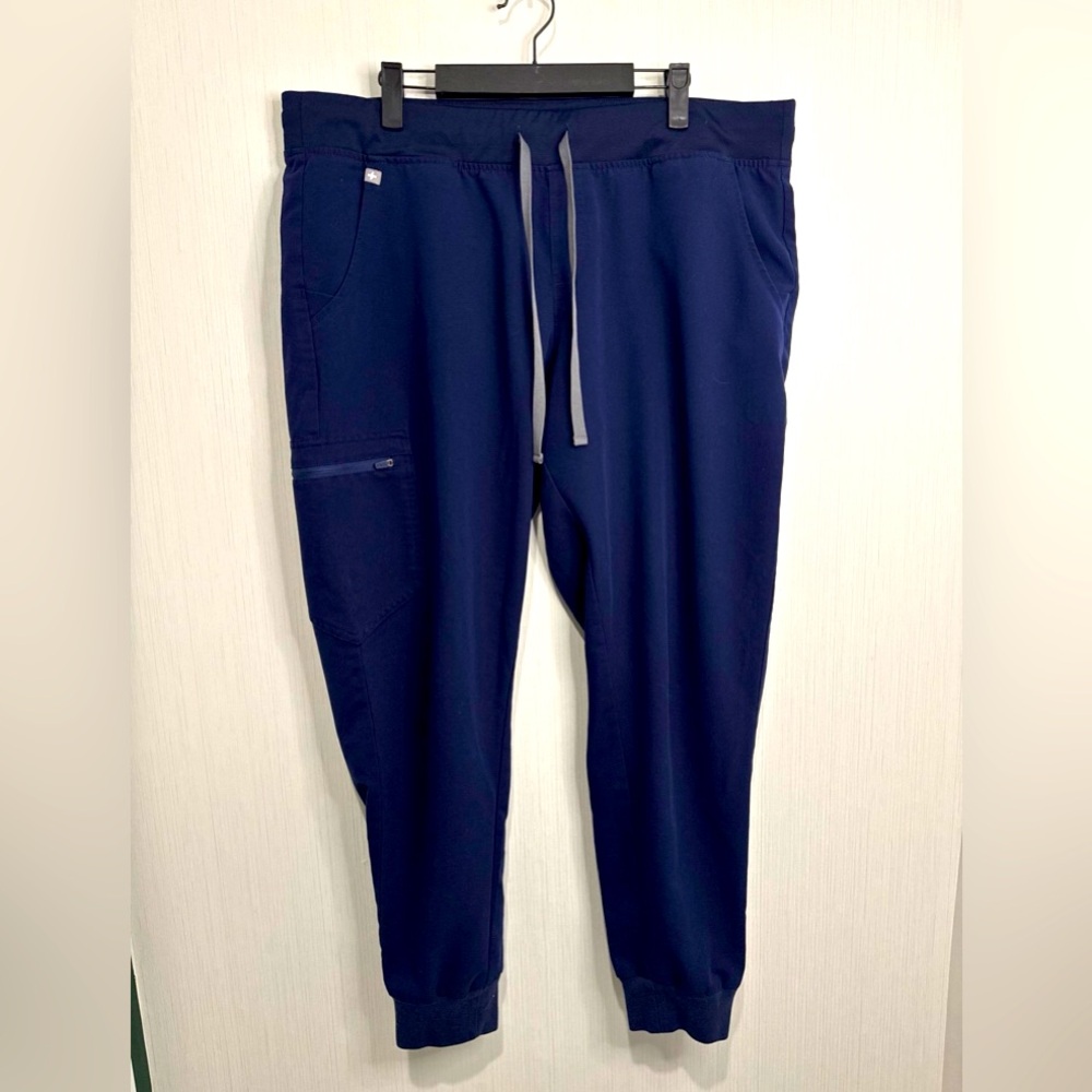 Figs Navy Drawstring Jogger Pants XL